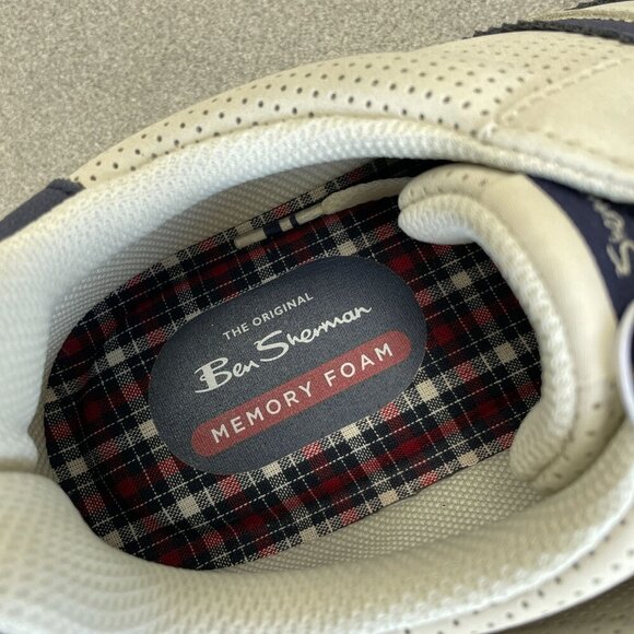 NEW Ben Sherman Webber Grey Men's Size 10.5 Sneakers Memory Foam - Picture 5 of 8